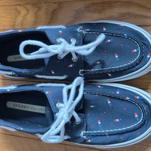 Men’s Sperry Boat Shoes - Popsicle Print - Size 10